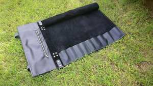 Bolsa de Transporte para Utensilios de Cocina Plegable, Impermeable, Portátil, de Cuero, para Cuchillos, Estuche para Cuchillos de Chef, LKR-0348 - Product Image 4