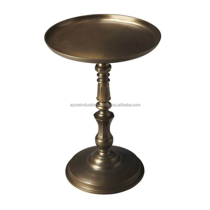 Azora Industries Nouveau Design Nordic Creative Metal Top Table d'appoint moderne de luxe pour le salon et la chambre à coucher - Product Image 2