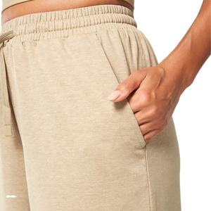 Personalizado de las mujeres Jogger pantalón alto transpirable pierna recta holgado hecho de algodón poliéster cuerda tela elástica Casual liso - Product Image 2
