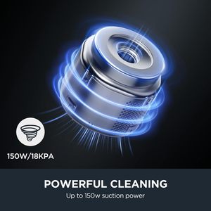 Canister Vacuum Cleaner, Lightweight Vacuum Cleaner for Carpets and Hard Floors, NEN170 <b>Pet</b> Friendly vaccum Cleaner, Silver - Product Image 2