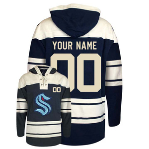 Sudadera con Capucha de Hockey sobre Hielo de Último Diseño, Personalizable con Bordado y Sublimación, Antibacteriana, Transpirable, de Secado Rápido, Colores Personalizados - Product Image 3