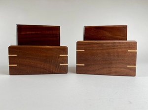 Hand Crafted Natural Acacia Wood <b>Coaster</b> <b>Set</b> Handmade Wood <b>Coasters</b> - <b>Set</b> of 4 - with storage box For Table Decoration - Product Image 4