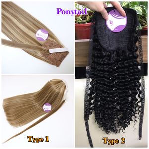 Vente en gros de queues de cheval de haute qualité du Vietnam extensions de cheveux raides couleurs personnalisées extensions de cheveux humains - Product Image 2