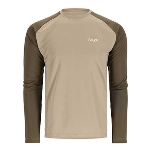 Chemise à manches longues personnalisable pour homme, grande taille, résistante aux taches, respirante, imperméable, UPF 50, pull-over, vêtements de pêche, antibactérien - Product Image 1