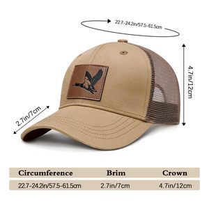 Gorra de Béisbol Personalizada con Parche de Cuero, Gorra Trucker con Cierre a Presión, Venta al Por Mayor OEM - Product Image 2