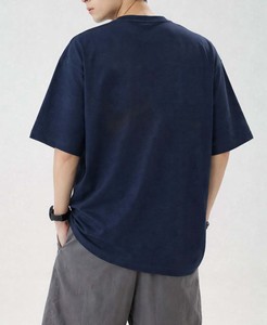 Wholesale Men Blank T-<b>shirt</b> Customized Soft Cotton Trendy Baggy T-<b>Shirt</b> Relaxed Fit Fashion Wholesale Summer Casual Wear - Product Image 2