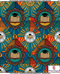 Custom African Wax Print Fabric Manufacturer School Anniversary Convention Uniform Celebration Textile Supplier OEM ODM - Product Image 2