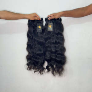 Double Drawn Natural <b>Body</b> <b>Wave</b> Human Hair Wefted Bundles,Raw Straight curly Temple Raw hair Vendor,Brazilian Raw Hair Bundles - Product Image 1