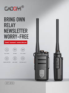 GQY GT-810 ad alta potenza di tipo-C di ricarica con funzione di trasferimento ad alta definizione di qualità del suono criptato Walkie Talkie - Product Image 5