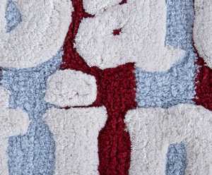 Tapis de bain antidérapant en coton avec logo personnalisé, absorbant, écologique, doux, texte brodé, nouveauté, fabriqué à la machine pour salle de bain et maison - Product Image 4