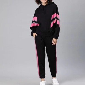 Chándal de Invierno Personalizado de Algodón 100% Transpirable para Hombre y Mujer, Manga Larga, con Capucha y Pantalón, Estampado Sólido - Product Image 6