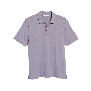 Camiseta Polo Personalizada 100% Algodón OEM para Hombre, Color Morado, Manga Corta, Cierre de Botones, Estilo Casual Clásico - Product Image 6