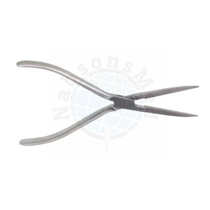 NABSONS MED Pinzas de punta larga de 6 pulgadas, punta de 2 mm, longitud de mandíbula de 5,7 cm, acero inoxidable, instrumento quirúrgico ortopédico manual - Product Image 6