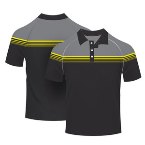 Uniforme de travail unisexe en polyester 100% respirant, tricoté sur mesure, avec logo brodé sur le devant, séchage rapide, pour le sport et le golf - Product Image 1