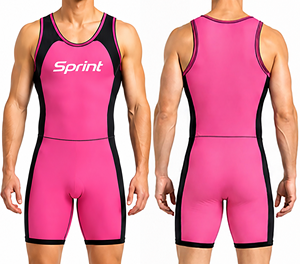 Premium Unisuits para remar Durable Printed Singlets con técnica de sublimación - Product Image 1