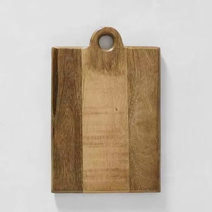 Planche à découper artisanale en bois massif extra épaisse pour chef professionnel, préparation de viande, légumes et aliments - Product Image 1