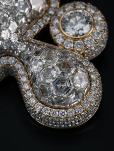 Collar con colgante de letra de moissanita de lujo para hombre, diseño 3D personalizado, plata 925 chapada en oro, engaste de garra, dijes para fiesta - Product Image 5