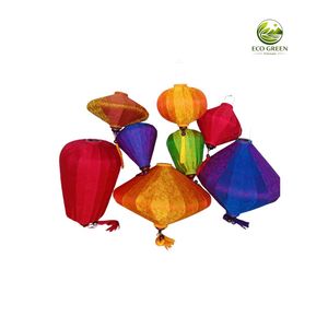 Linternas de Seda Hoi Vietnamitas Hechas a Mano, con Marco de Bambú Plegable, Linterna Colgante Artesanal, Decoración para Fiestas con Impresión Digital/Offset - Product Image 3