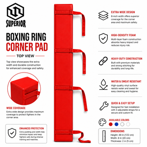 Almohadillas de Esquina para Ring de Boxeo de Alta Calidad, Personalizadas y Cómodas, Profesionales para Competencia y MMA - Product Image 3