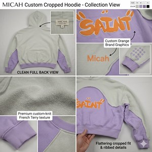 เสื้อฮู้ดสไตล์อังกฤษ 250gsm ผ้าฝ้าย 100% เป็นมิตรกับสิ่งแวดล้อม สำหรับฤดูใบไม้ร่วง หนานุ่ม พิมพ์ลายตัวอักษร โลโก้สั่งทำได้ สตรีทแวร์ บริการ OEM - Product Image 4