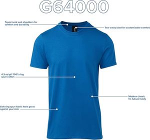เสื้อยืดคอกลมแขนสั้นผู้ชายแบบลำลองทรงปกติสีทึบสีแดง 2027 - Product Image 5