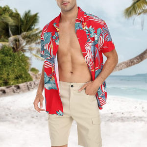 เสื้อเชิ้ตฮาวายผู้ชายคุณภาพดีจากผู้ผลิตชั้นนำ ปรับแต่งได้ตามต้องการ ขายดี กำลังเป็นที่นิยม ผ้าไม่ยับ พร้อมคุณภาพระดับพรีเมียม - Product Image 3