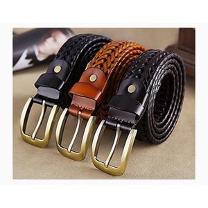 Handcrafts 100% Pure Cow Hide Belts Steel Buckle Vintage Style Eco-Friendly Durable Men's Accessories 3.8 CM Width 138 CM Length - Product Image 6