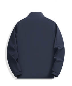 Chaqueta Bomber para Hombre, Tejido Transpirable, Venta Directa de Fábrica OEM, Estilo Deportivo Versátil para Hombres de Edad Media y Mayores, con Cuello Alto - Product Image 3