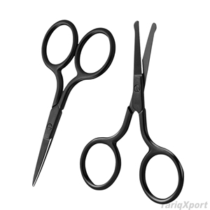 Tijeras Profesionales de Acero Inoxidable para Cejas, con Logotipo Personalizado, Mango Cómodo, Diseño para Diestros, Hoja Recta y Afilada - Product Image 2