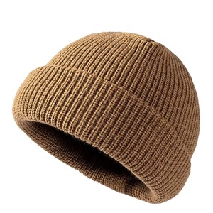 Gorro de invierno Y2K, gorro de punto de arrastre con calavera y puños, gorro de esquí para hombre y mujer, gorro corto para pescadores, gorro - Product Image 4