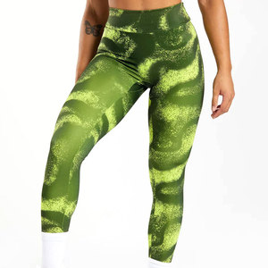 Leggings sans couture pour femmes, coupe ajustée, pour le remodelage du corps, entraînement, texture côtelée, vêtements de sport - Product Image 3