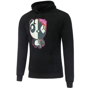 Sweat à capuche en molleton respirant et écologique pour homme, en coton/bambou tricoté, imperméable, séchage rapide, bleu roi, grande taille, impression personnalisée - Product Image 5