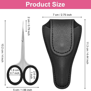 High Quality MARI Instruments Nail Cuticle <b>Scissors</b> Stainless Steel Sharp Curved Blade <b>Left</b>-<b>Handed</b> Durable Easily Cuticle - Product Image 6