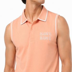 Camiseta Polo sin Mangas para Hombre, de Secado Rápido, Ajuste Atlético, Cómoda para el Verano, Ropa Deportiva, Hecha a Medida con Tela Premium - Product Image 4