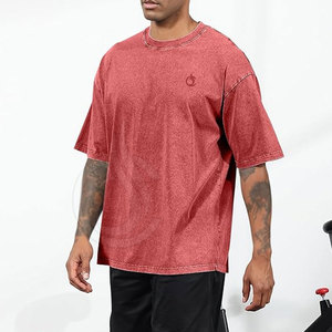 Camiseta Extra Grande Premium con Lavado Ácido, 100% Algodón Tejido, Transpirable, de Secado Rápido, Ligera, Corte Holgado, Elegante para un Estilo Casual - Product Image 6