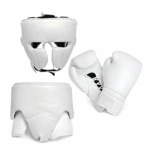 Gants de boxe en cuir robustes avec fermeture à boucle et crochet pour la pratique de la boxe, l'entraînement et la protection, excellent confort pour les mains - Product Image 3