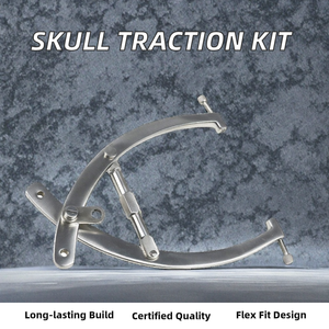 Pinzas de tracción quirúrgicas para cráneo, de acero en forma de U, manuales, de alta calidad, grado A+, instrumentos ortopédicos y neuroquirúrgicos - Product Image 4