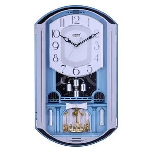 Indian Exporter Home Decor Musical <b>Clock</b> with Elegant Design Rotating Parts and Light Effects Available For Sale - Product Image 2