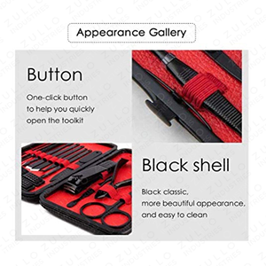 OEM Stainless Steel <b>Manicure</b> Pedicure Nail Grooming <b>Kit</b> Professional Travel Set for Men Women Wholesale - Product Image 4