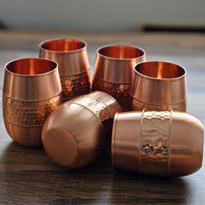 Top Selling New Arrival Pure <b>Copper</b> Hammered Design American Style Water Pot No <b>Handle</b> Custom Size Tableware Wedding Parties - Product Image 1