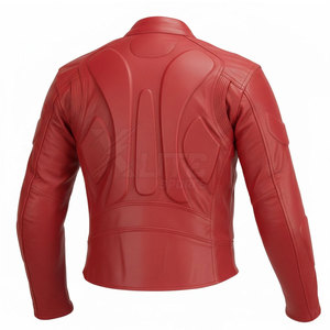 Option de Commande en Gros : Blouson Moto Homme Personnalisable de Haute Qualité, Respirant, en Cuir Lisse et Doux, Imperméable et Coupe-Vent - Product Image 2