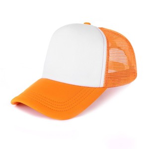 Milienz Sport Apparel <b>Purple</b> Mesh Trucker Cap Unisex Adjustable 6-Panel Solid Color Casual Baseball <b>Hat</b> Polyester/Cotton 3D - Product Image 5