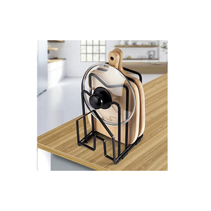 Organizador de Ollas y Sartenes de Alambre Metálico Ecológico Moderno y Creativo de Cinco Niveles para Gabinetes de Cocina y Encimeras - Product Image 3