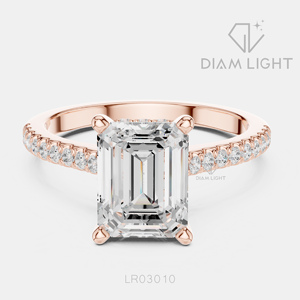 Bridal Engagement Wedding <b>Ring</b> for Women Jewelry Gift IGI Certified 2.09CT Emerald Cut Lab Grown Diamond <b>Ring</b> Set 14K White Gold - Product Image 5