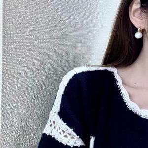 Nouvelles boucles d'oreilles en perles naturelles de 10 à 11 mm pour le printemps/été, brillance impeccable, comparable à l'argent australien 925, collection Ice Queen - Product Image 4