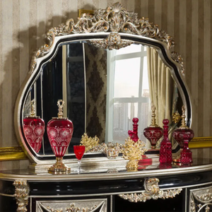 Royal Classic <b>Dressing</b> Table Solid Mahogany With Mirror and Drawers Makeup Vanity Luxury <b>Dressing</b> Table Chair for Villa Bedroom - Product Image 4