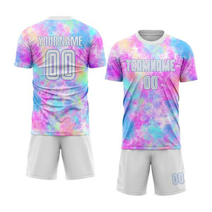 DTG Direct To Garment Soccer Uniform Full Color Print Breathable Cotton Custom Design Jersey Logo OEM Wholesale Pakistan - Product Image 1
