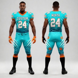 Uniforme de football entièrement sublimé, poids lourd, avec tissu extensible et impression résistante à la décoloration - Product Image 4