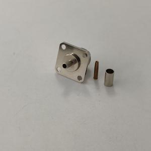 Conector RF Hembra N con Brida Cuadrada de 25.4mm, Montaje de 4 Orificios, Impermeable, 50 Ohmios, para Cable Coaxial RG142 RG58, Puerto de Antena - Product Image 5