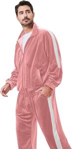 Men’s Premium quality <b>tracksuit</b> Custom Velour <b>Tracksuit</b> Full Zip Jacket and Tapered Jogger Trousers with Personalized Embroidery - Product Image 2